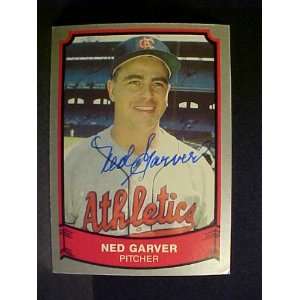 Ned Garver Kansas City Athletics #183 1989 Baseball Legends Signed 