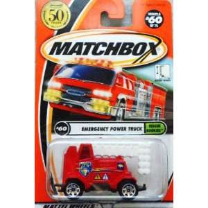  2001 Matchbox 60/75 Emergency Power Truck Toys & Games