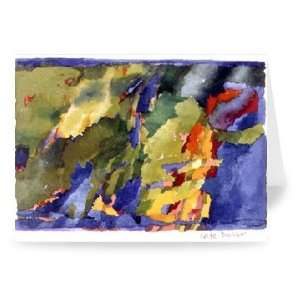 Goldfish Pond, 1995 (w/c on paper) by Kate   Greeting Card (Pack of 