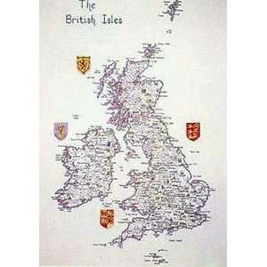   THE BRITISH ISLES COUNTED CROSS STITCH PATTERN Arts, Crafts & Sewing