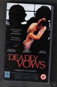 DEADLY VOWS  JOSIE BISSET  PEGGY LIPTON  TRUE VIDEO VHS  