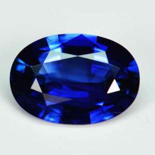 PRECISION OVAL CUT   ROYAL BLUE SAPPHIRE   CALIBRATED 7 x 5mm  
