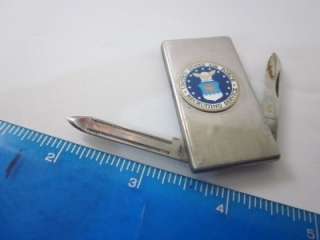 US Air Force Recruiting Service Money holder knife util  