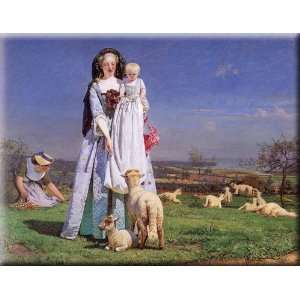  Lambs 30x23 Streched Canvas Art by Brown, Ford Madox