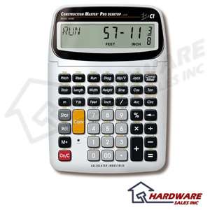 Construction Master Pro 44080 w/Trig Desktop Calculator  