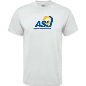 Angelo State Rams White Logo T Shirt