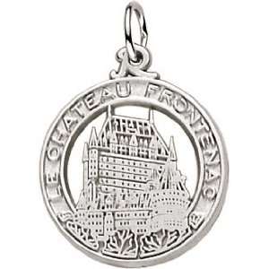  Rembrandt Charms Chateau Frontenac Charm, Sterling Silver 