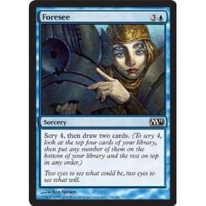  Magic the Gathering   Foresee   Magic 2011   Foil Toys & Games
