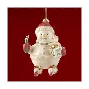  Lenox Holiday Skiing Snowman Ornament: Home & Kitchen