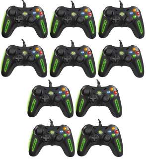 LOT OF 10 AS IS XBOX 360 AIRFLO Controllers Broken ASIS WIRED AIR FLO 
