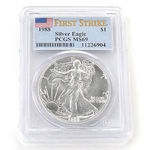   Silver American Eagle First Strike Coin PCGS MS69