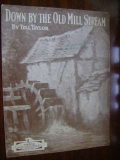 1931 Sheet Music Down By The Old Mill Stream song  