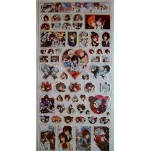 Anime Vampire Knight Characters Sticker Sheet #3