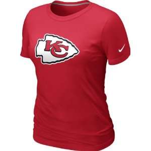   City Chiefs Womens Red Nike Team Logo T Shirt