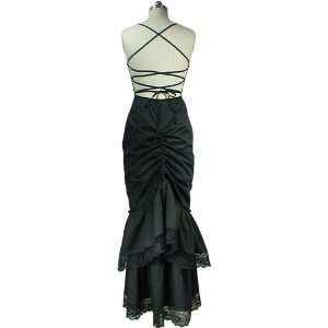  Black Victorian  Gothic  Rockabilly Lace Dress XXL / 2XL 