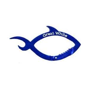  Great White Bottle Opener and Carabiner