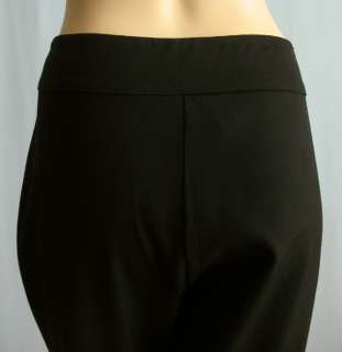 Eileen Fisher Viscose Wool Stretch Slim Bootcut Pant 12  
