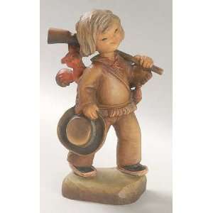  Anri Ferrandiz Wood Figurines No Box, Collectible: Home 