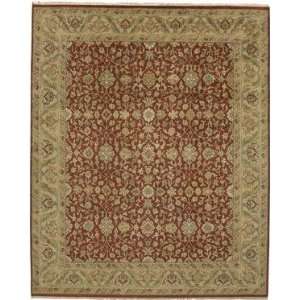  Due Process Mirzapur Yezd Red Ivory 9 X 12 Area Rug 