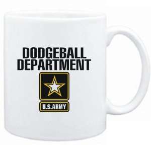  Mug White  Dodgeball DEPARTMENT / U.S. ARMY  Sports 
