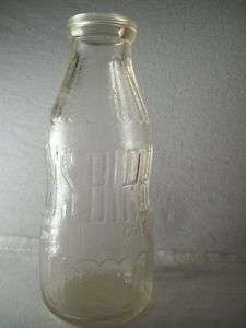Vintage Bottle Hollywood CA BIRELEYS Orange Drink Quart  