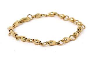 this is a stylish vintage 14k gold diver s pressure chamber bracelet 