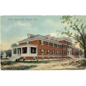  1914 Vintage Postcard Morey Hall Winona Minneapolis 