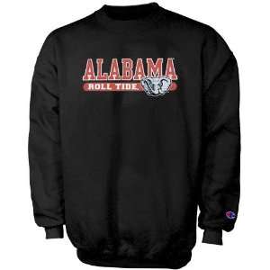  Champion Alabama Crimson Tide Black Powerblend Sweatshirt 