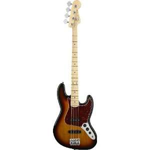 Fender American Standard Jazz Bass®, 3 Tone Sunburst, Maple Fretboard