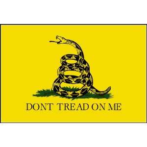   Gadsden Rattlesnake Tea Party Flag Stickers. Sticks to Almost Anything