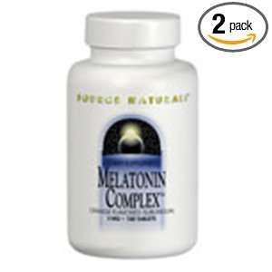 Source Naturals Melatonin Complex, Peppermint, 3 Mg 50 Tablets (Pack 