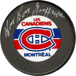  Boom Boom Geoffrion Autographed Montreal Canadiens Hockey 