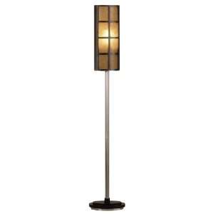  Ventana Parchment and Wood Shade Floor Lamp