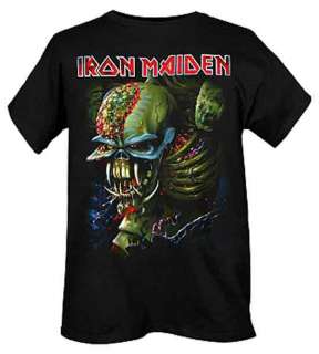 Iron Maiden Alien Eddie Final Frontier Slim Fit Black T Shirt  
