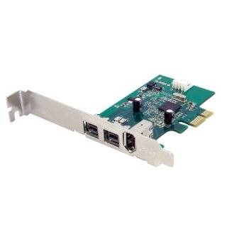 StarTech 3 Port 2b 1a 1394 PCI Express FireWire Card Adapter 