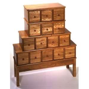   Dame CD 375 Apothecary Style CD Storage Cabinet Furniture & Decor