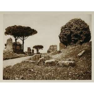  1925 Via Appia Appian Way Roman Road Ruins Hielscher 