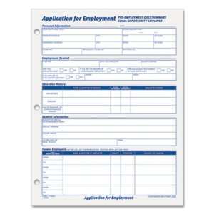  TOPS Employee Application Form TOP32851