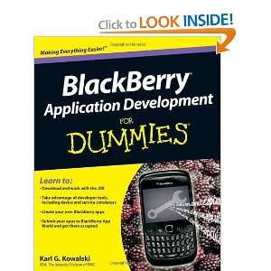  BlackBerry Application Development For Dummies (For 