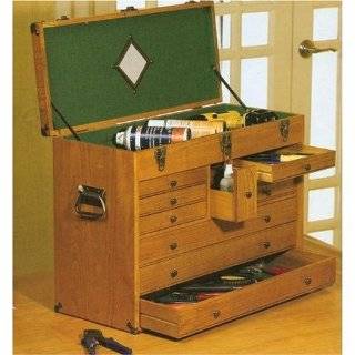  10 Drawer Wooden Tool Chest   Oak Veneer Tool Box: Explore 