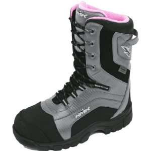  HMK Womens Voyager Snowmobile Boots Gray Size 7 Sports 
