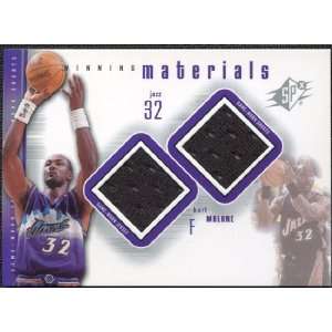   Materials #MM1 Karl Malone Game Jersey/Shorts: Sports Collectibles