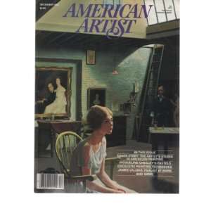 American Artist Magazine, December 1983, Cover Artist SIDNEY EDWARD 