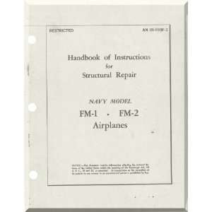   FM 1  2 Aircraft Structural Repair Manual   01 190F 3: Grumman: Books