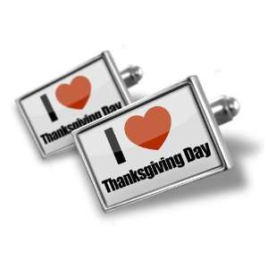  Cufflinks I Love Thanksgiving Day   Hand Made Cuff Links 