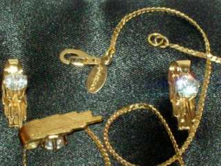 Ambassador Necklace & Earring Set * Estate Fine Jewelry  