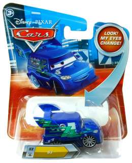 Disney Pixar Cars 155 Scale Vehicle Lenticular Eyes Dj *New*  