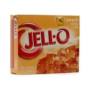 Jell o Gelatin Dessert, Peach, 3 ounce Grocery & Gourmet Food