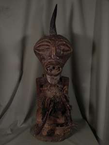 Superb,African Tribal Art,SONGYE,Power,Figure,Antique  