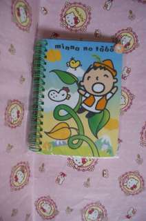 Sanrio Minna No Tabo Stationery Spiral Notebook 2011  